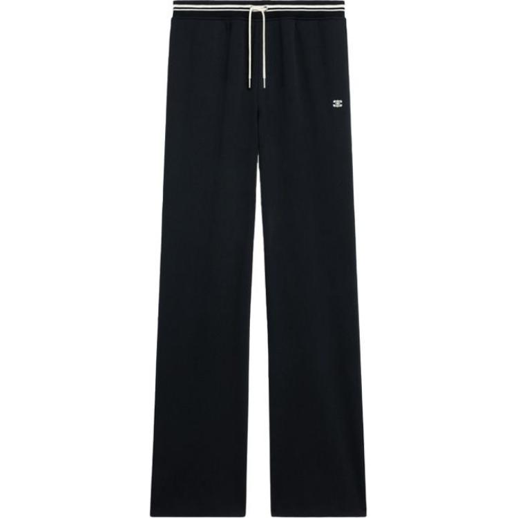 

Двухцветные джерси брюки CELINE, черный