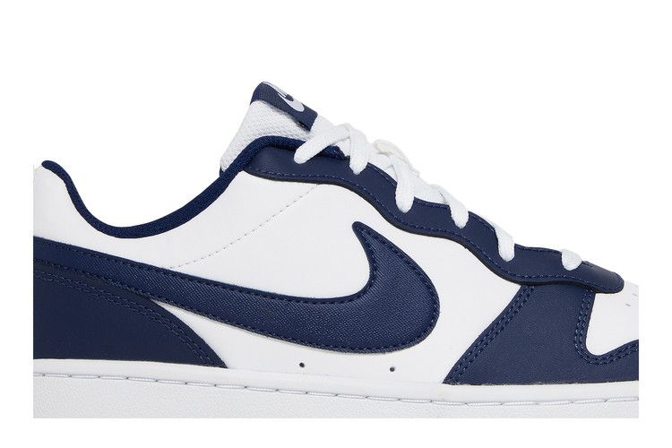 Кроссовки Nike Court Borough Low 2 GS 'White Signal Blue', синий — фото 3