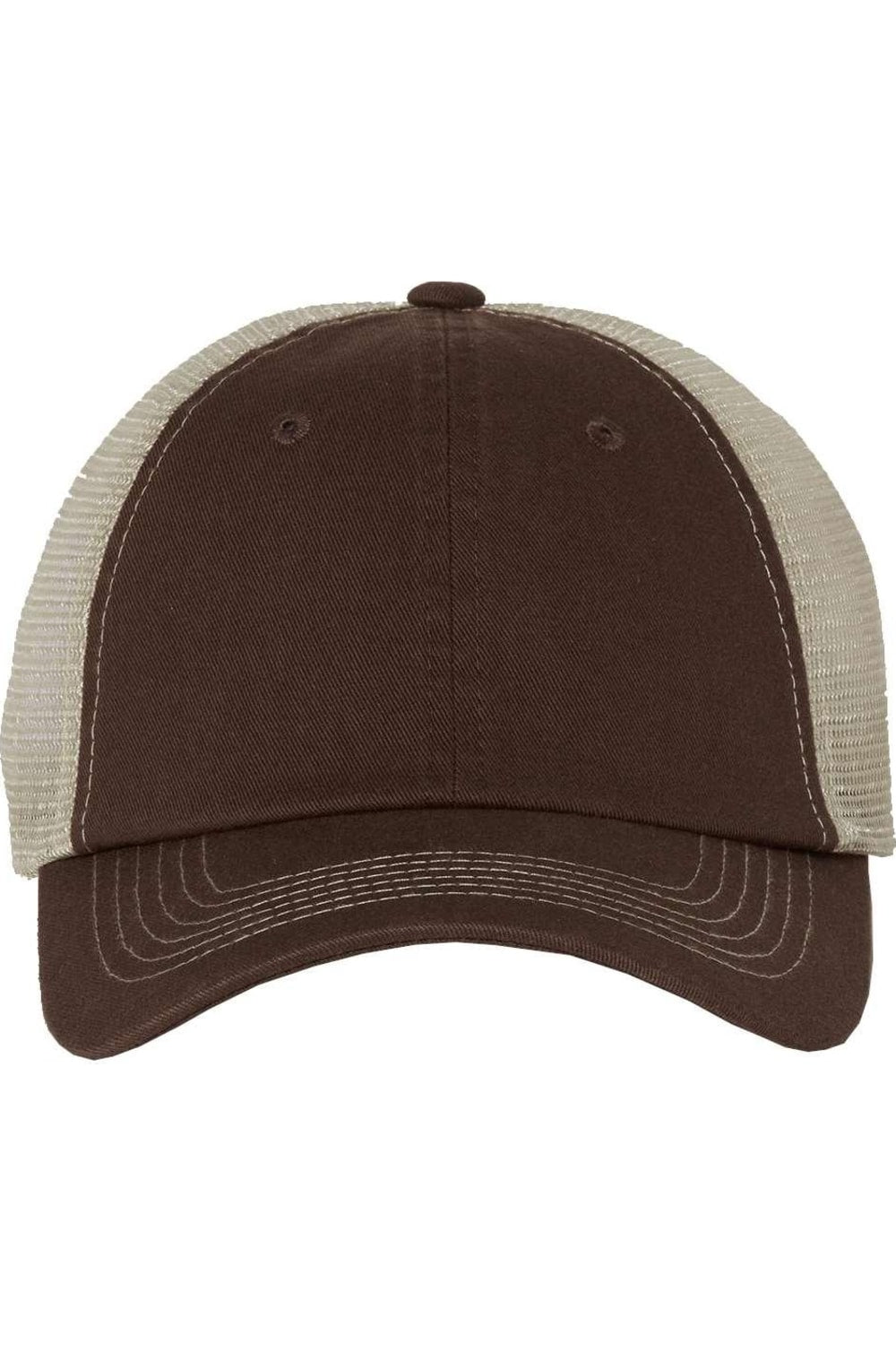 

Кепка Sportsman с контрастной строчкой и сетчатой ​​спинкой, цвет brown/ stone