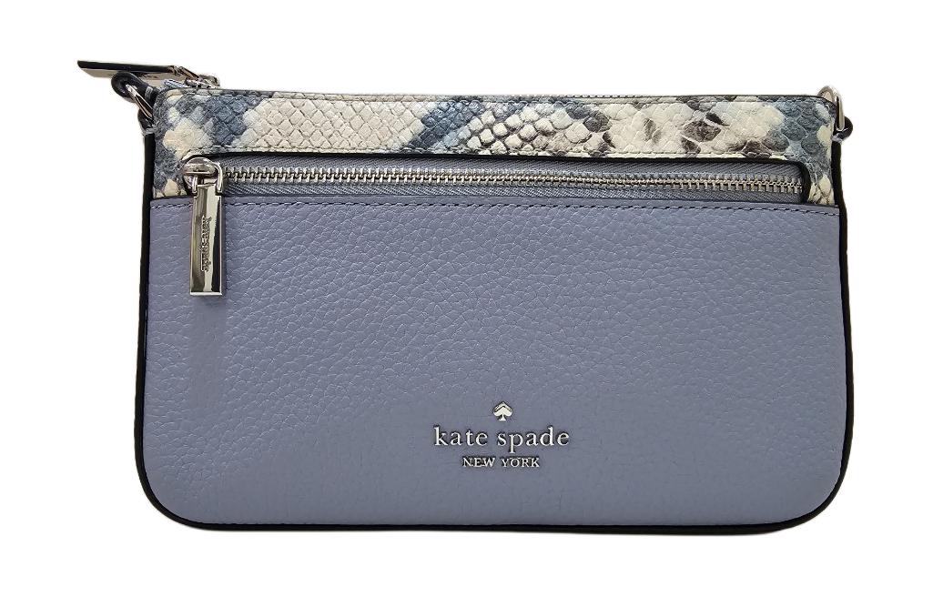 

Kate Spade Кожаная сумка на запястье с принтом под кожу змеи и тиснением