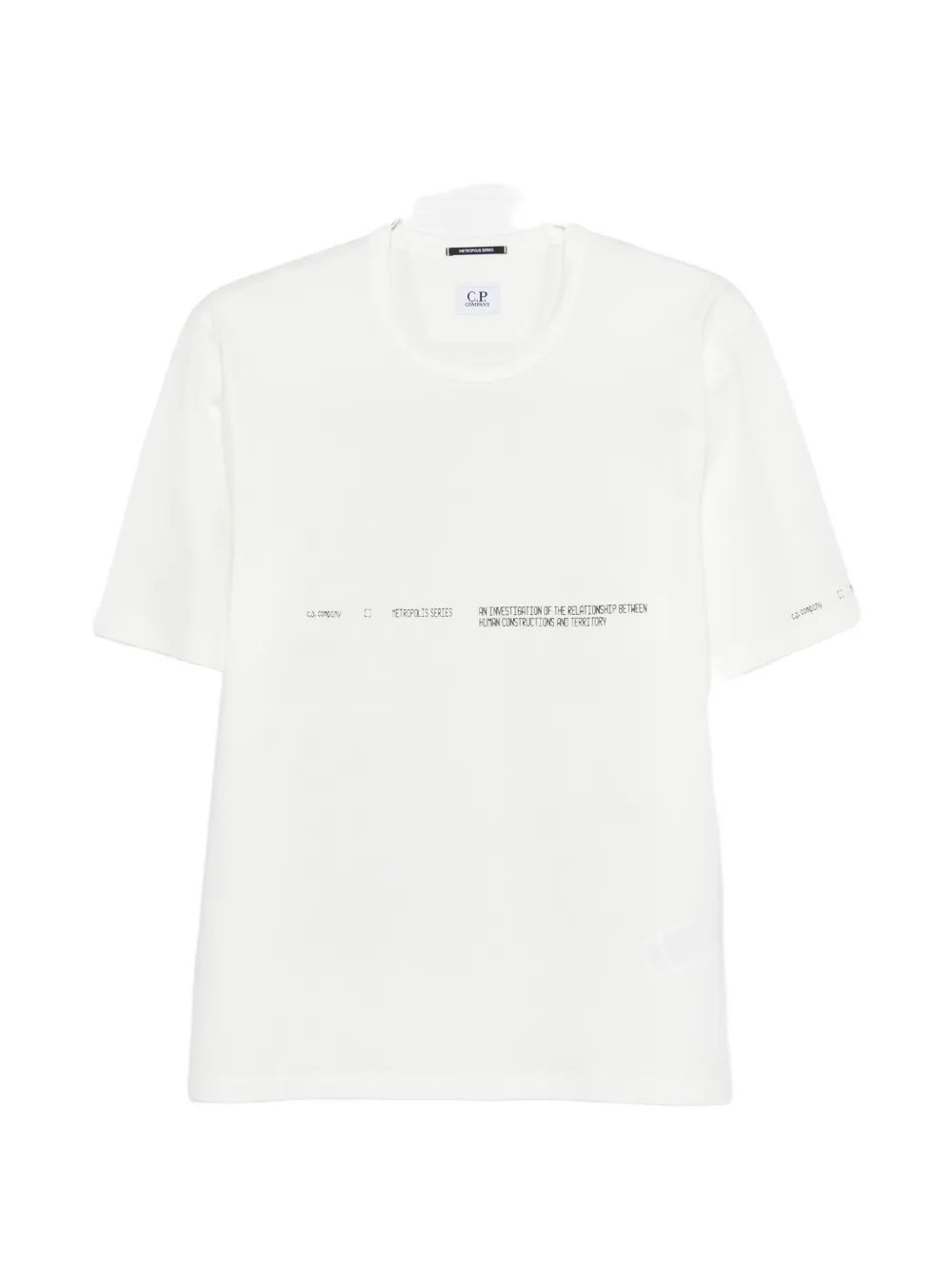 

Футболка с короткими рукавами C.P. Company, белый