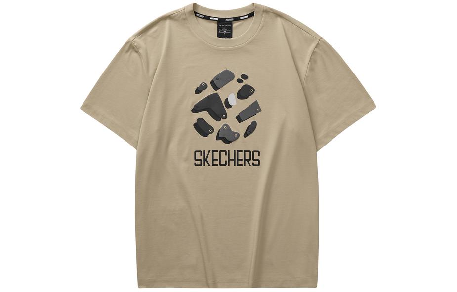 

Skechers Футболка Stroll мужская цвета хаки