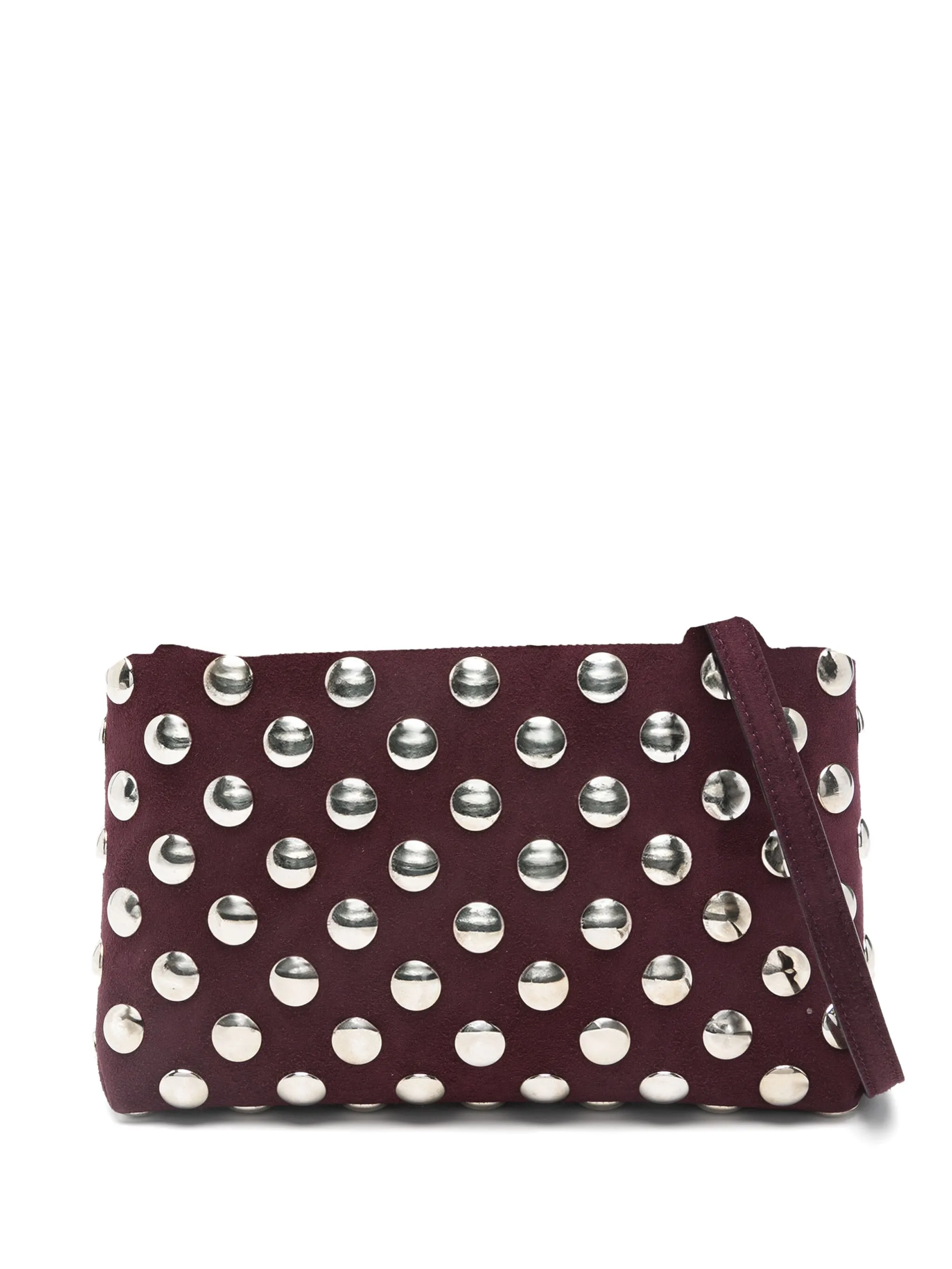 

Клатч на молнии Khaite, красный