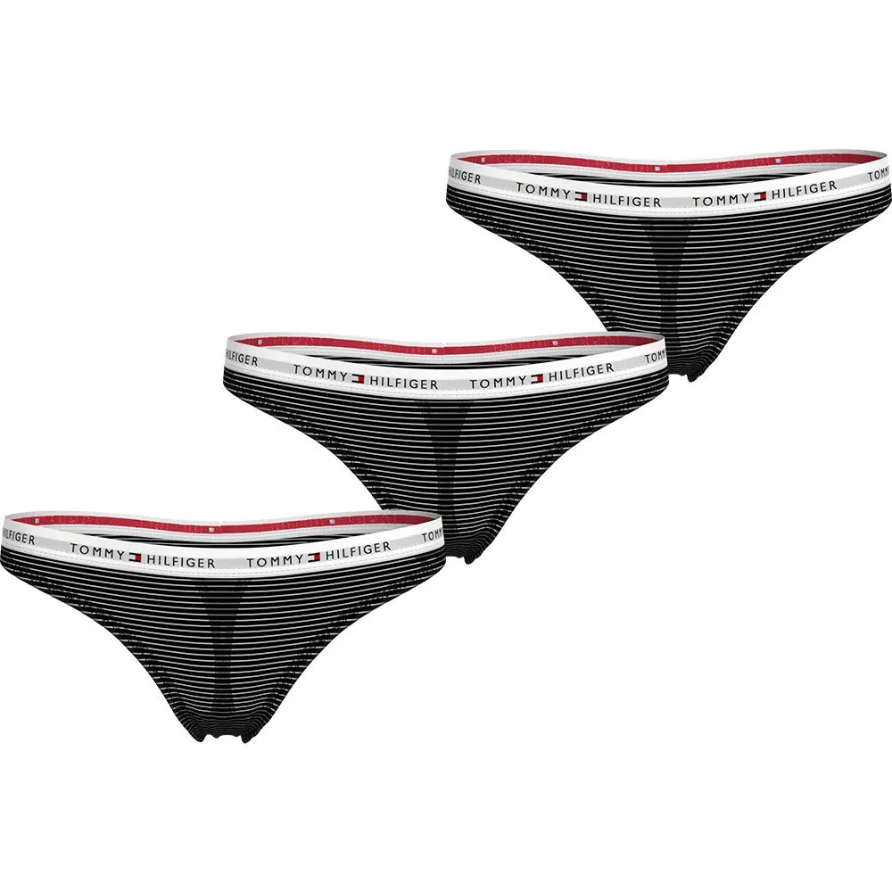 

Стринги Tommy Hilfiger Mesh 3 units, черный