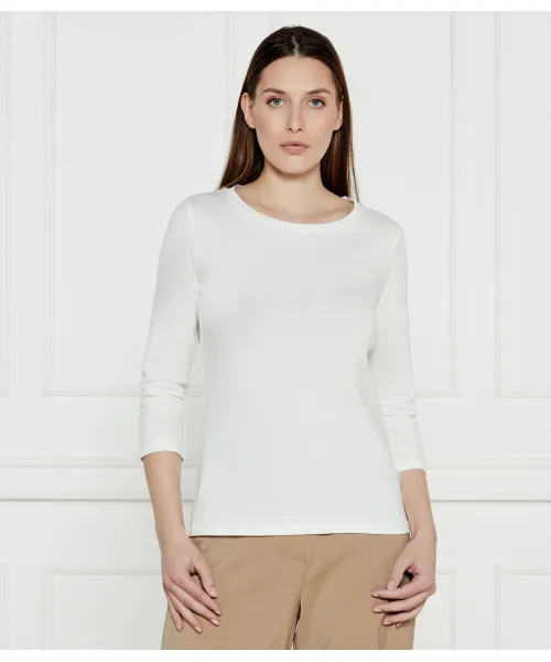 

Многослойная блузка Slim fit Weekend Maxmara, белый