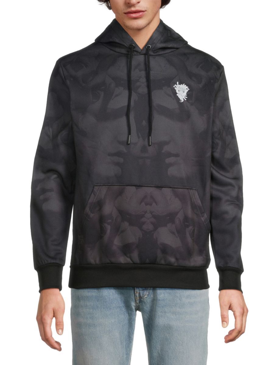 

Толстовка с капюшоном Медуза Crooks & Castles, черный