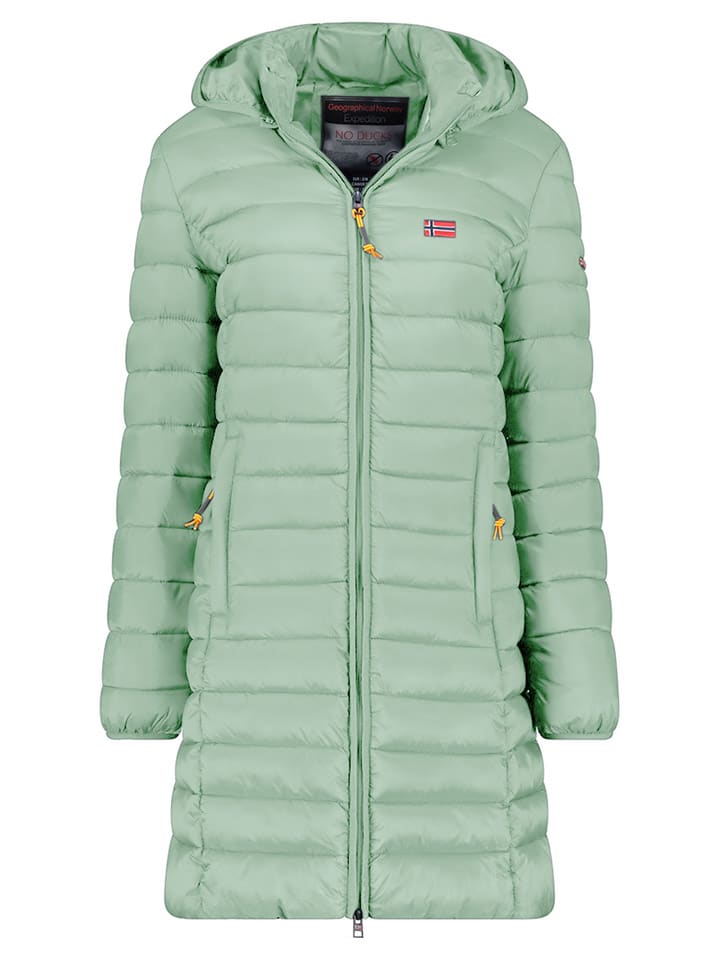 

Стеганое пальто Geographical Norway, мятный