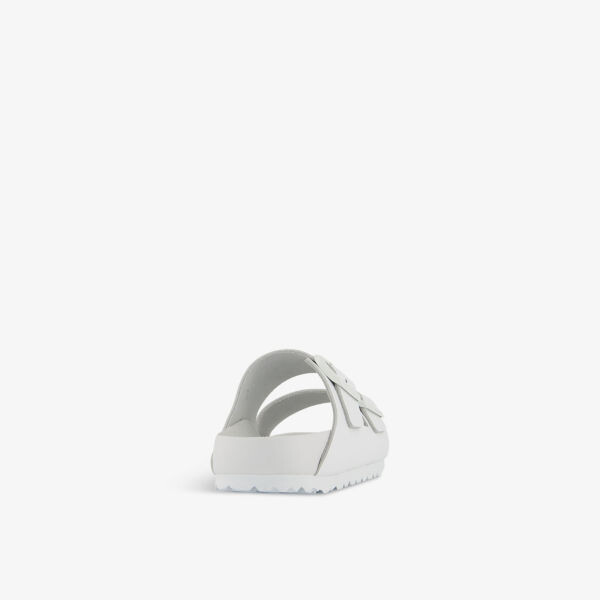 Сандалии из кожи с двойным ремешком Arizona Birkenstock, белый — фото 4