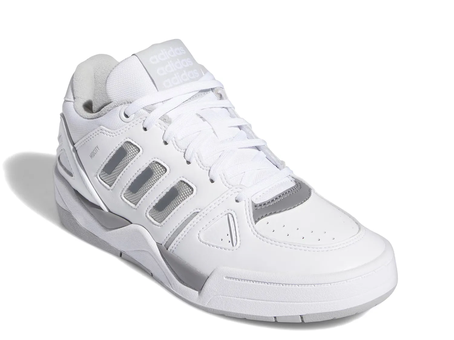 

Кроссовки Mid City Basketball Shoe Adidas, белый/серый