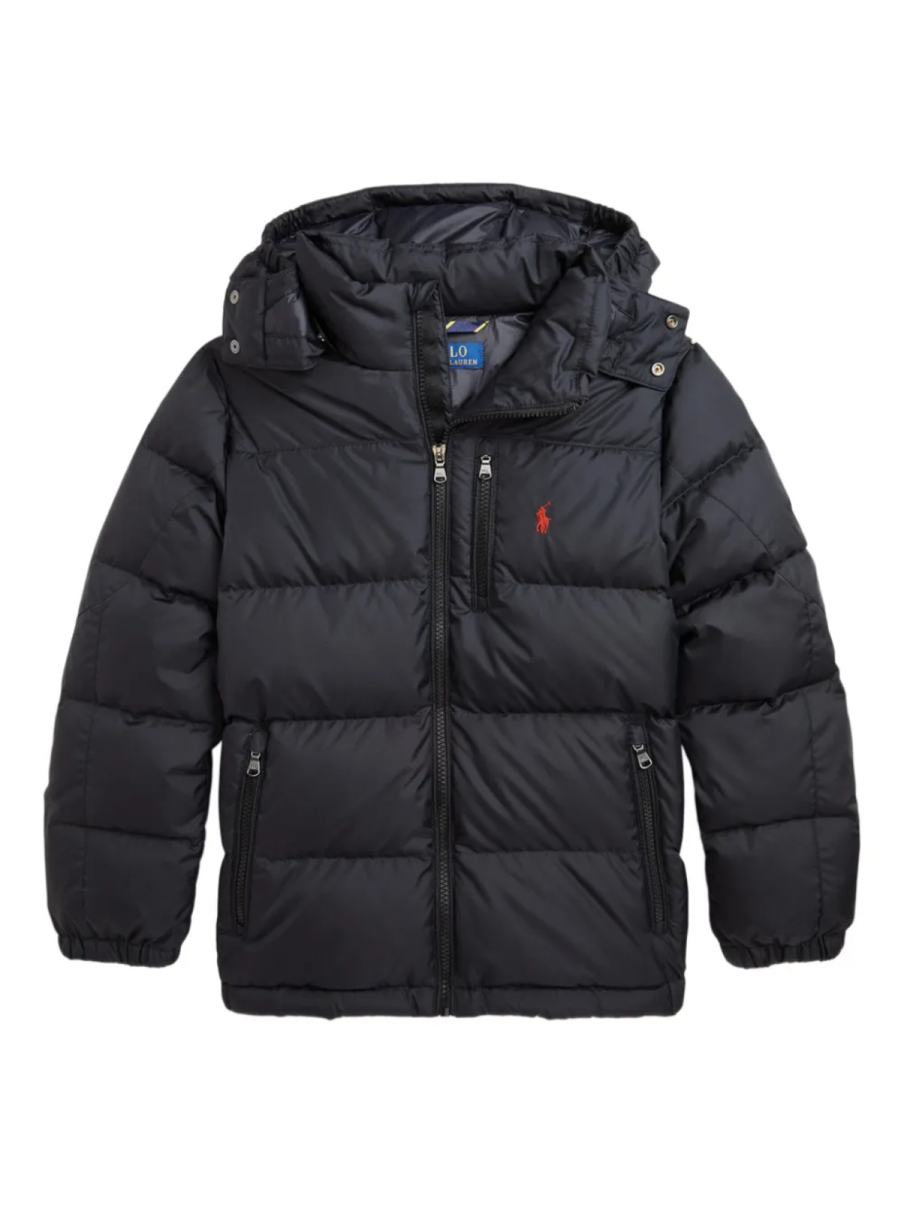 

POLO RALPH LAUREN KIDS пуховик на молнии, черный
