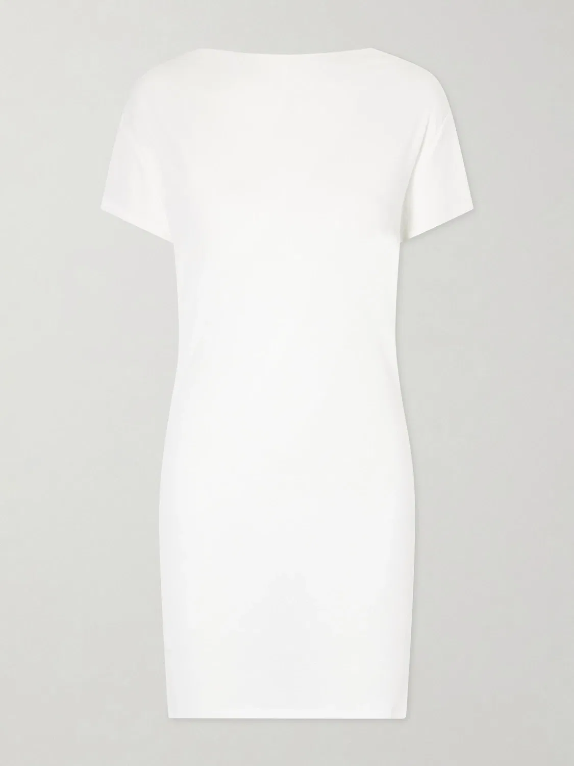 Мини-платье из крепа La Robe Mistral с открытой спиной JACQUEMUS, белый