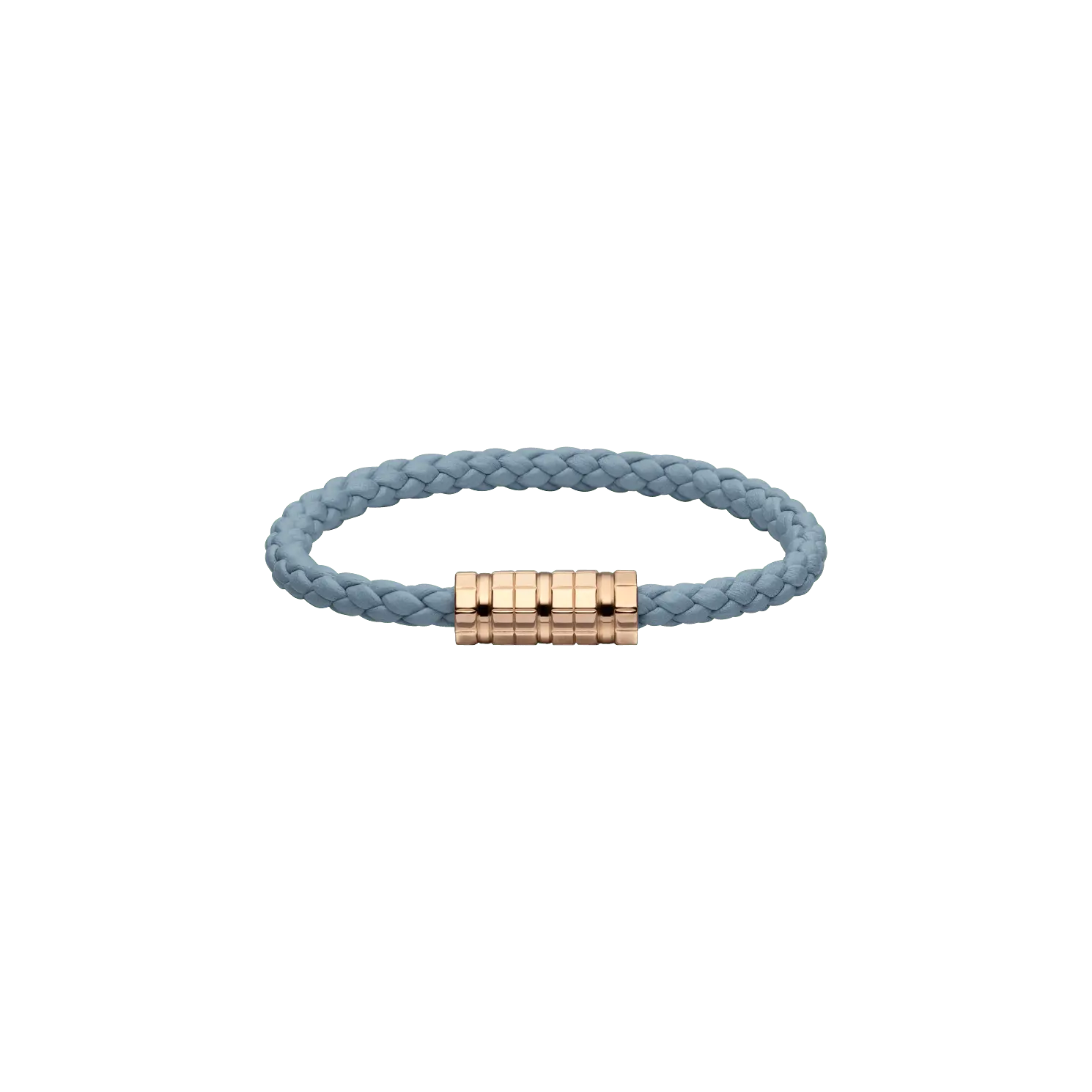 

Браслет Chopard ICE CUBE BRACELET - Кожа светло-голубого цвета - металл цвета розового золота