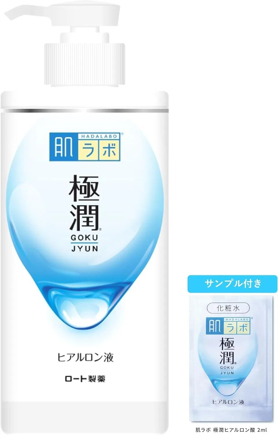 Набор Hada Labo — Gokujun Hyaluronic Lotion, 400 мл + 140 мл x 2, в наборе — фото 2