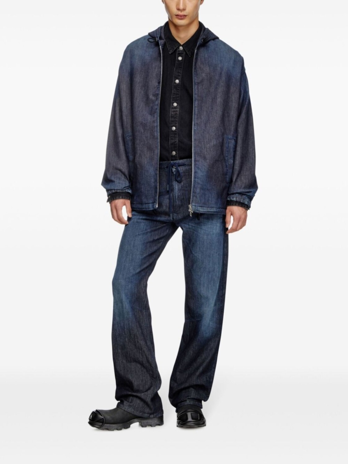 Прямые джинсы Diesel 2080 D-Reel Joggjeans 09L11, синий — фото 2