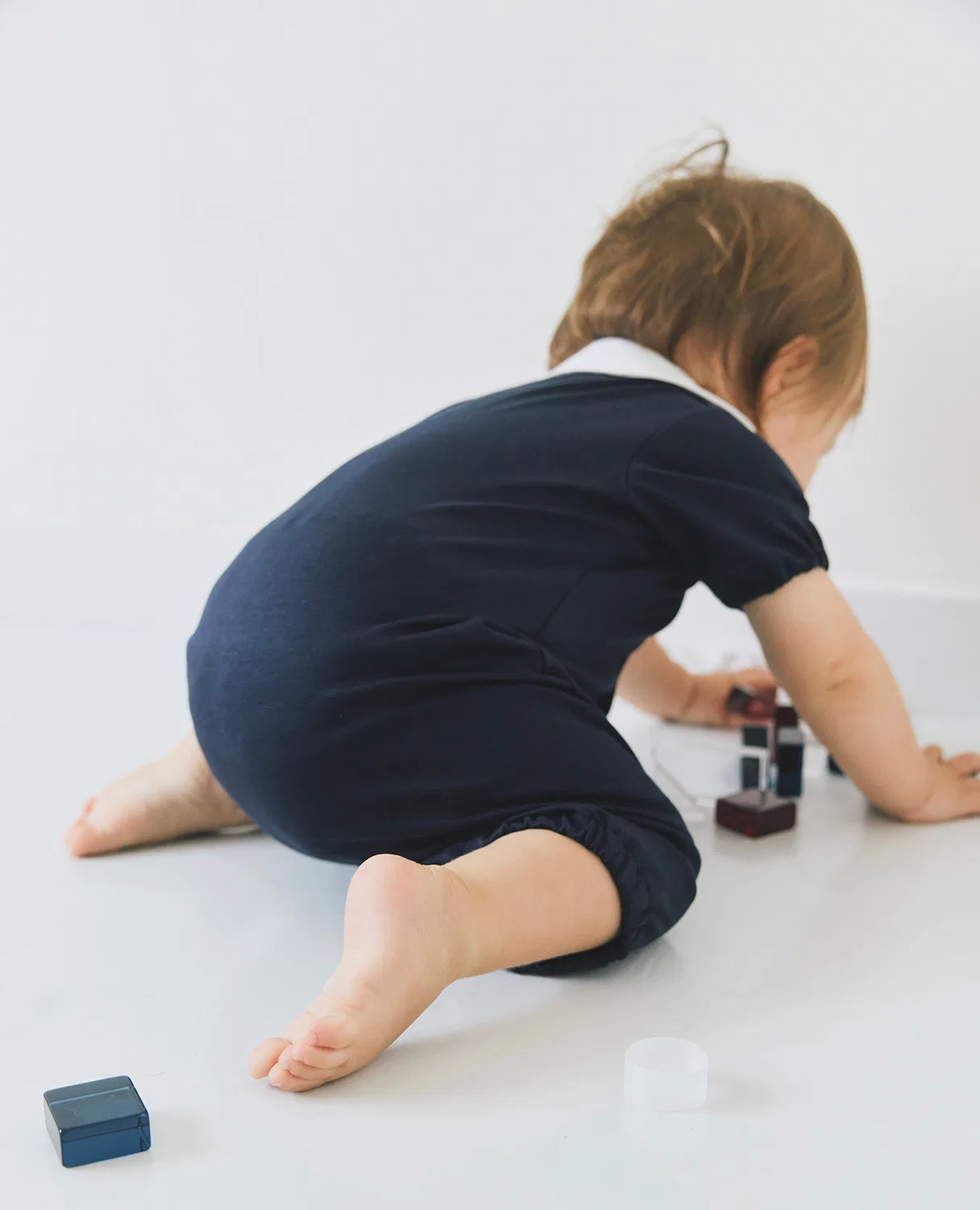 Комбинезон детский 2way летний IENA ENFANT BASIC хлопок 50-80 см розовый — фото 3