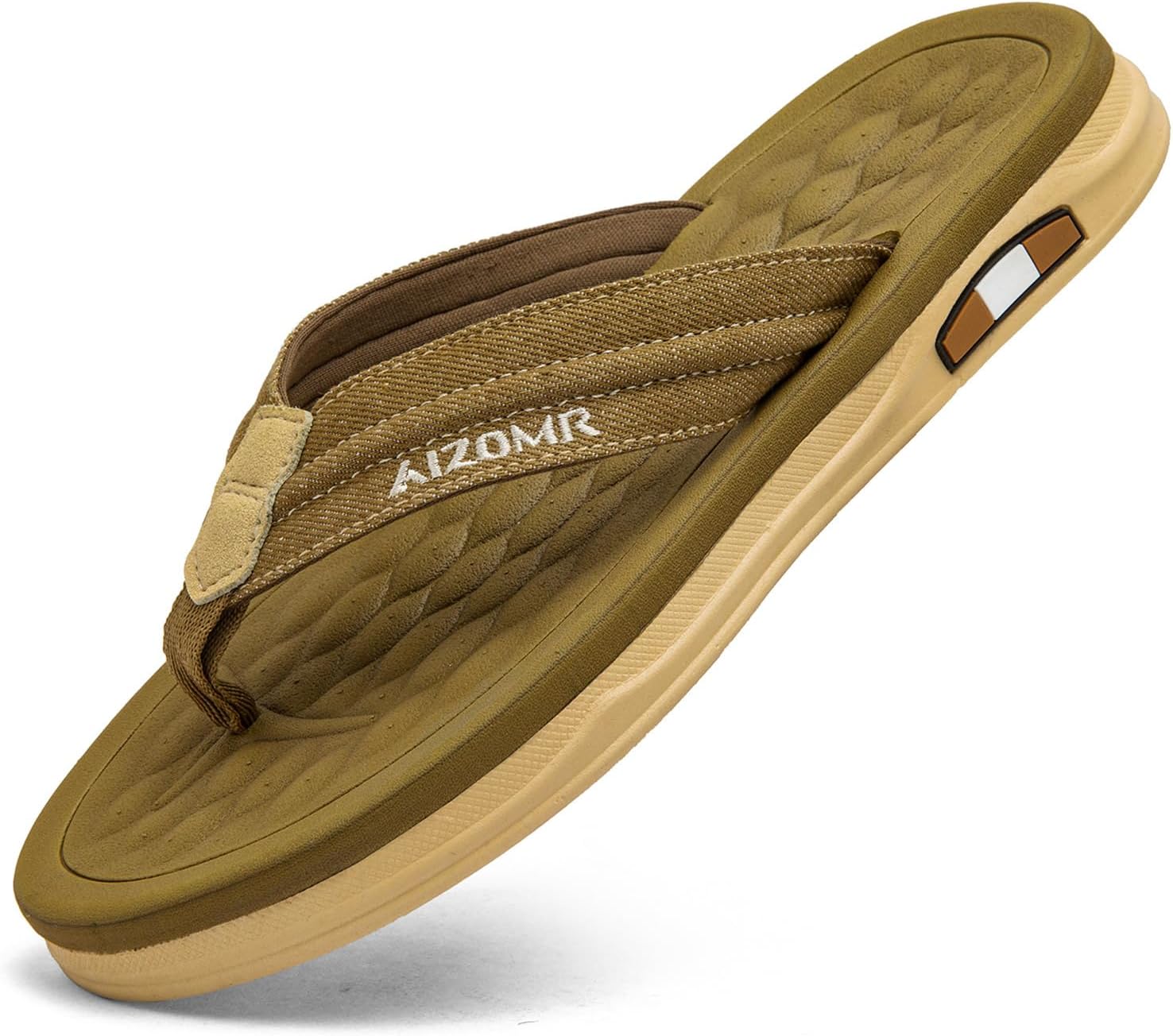 

Мужские вьетнамки Harxxitd, легкие и удобные летние пляжные сандалии с мягкой стелькой, открытым носком, подходят для бассейна, душа, общежитий, водных процедур, для дома и улицы, бронзовый