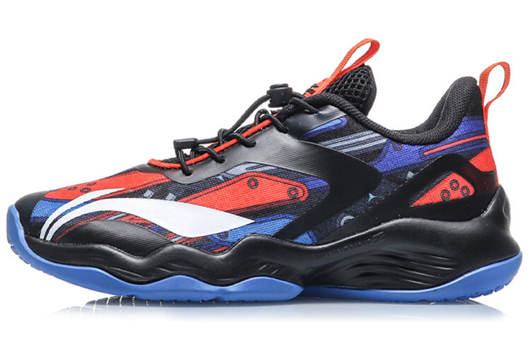 

Детские баскетбольные кроссовки GS Low-top черные/синие/оранжевые Lining Young