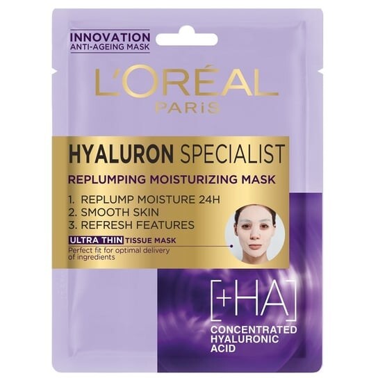 

Тканевая маска, 30 г L'oreal Paris, Hyaluron Specialist, L'oréal Paris