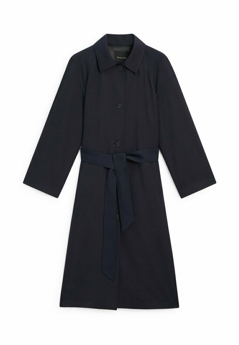 

Классическое пальто Massimo Dutti, темно-синий