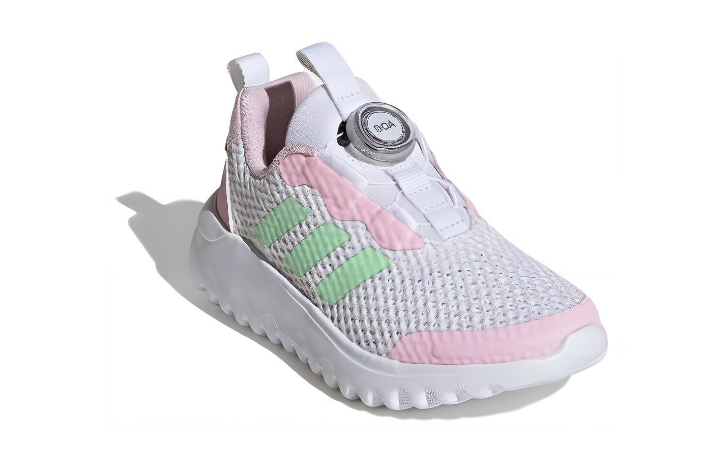 Кроссовки детские серии Activeflex Kids Low-top белые розовые желтые Adidas, белый/розовый/желтый — фото 3