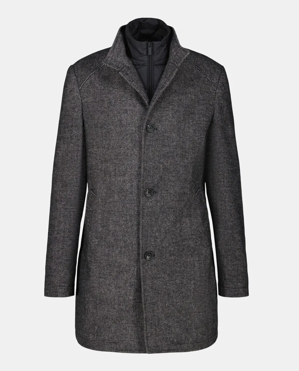 

Мужское каминное пальто с печерином Easy Wear, серый