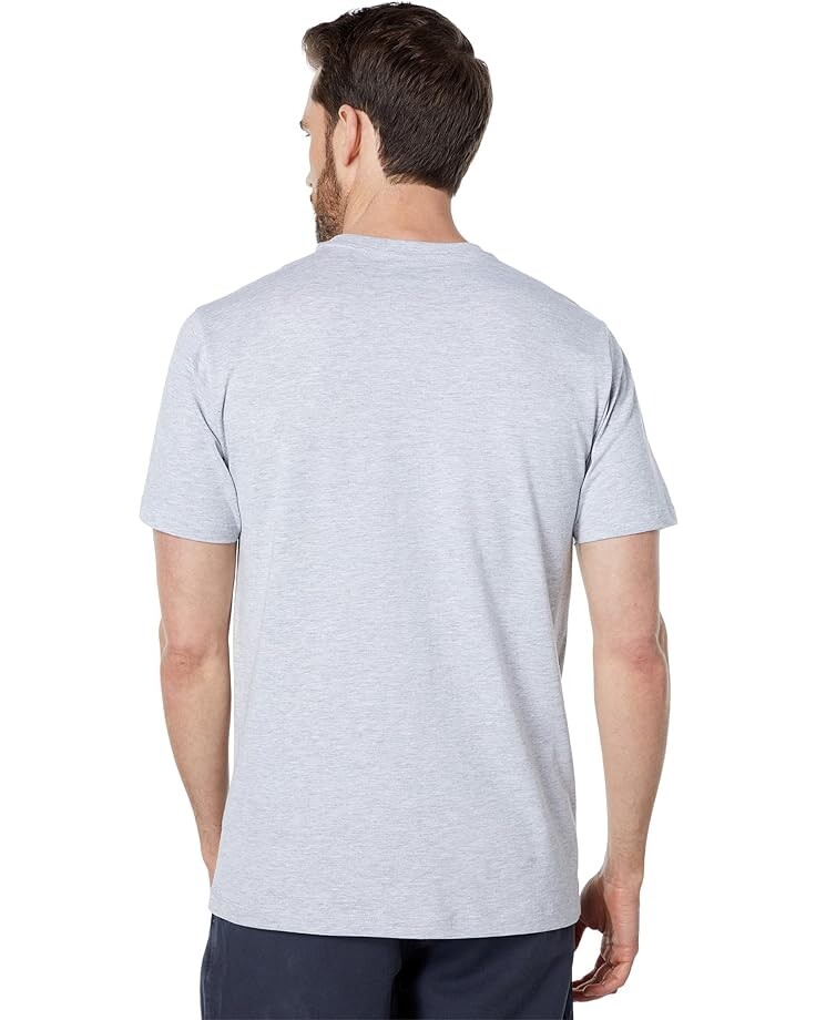 

Футболка U.S. POLO ASSN. Short Sleeve Crew Neck Square Pony Logo Uspa Print Tee, цвет Light Grey Heather