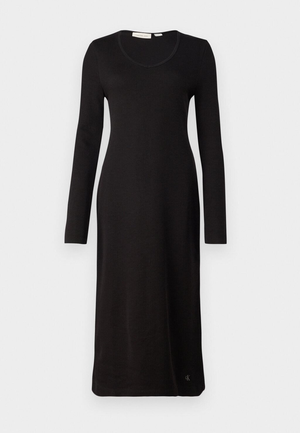 

Платье-джемпер V-NECK DRESS Calvin Klein Jeans, черный