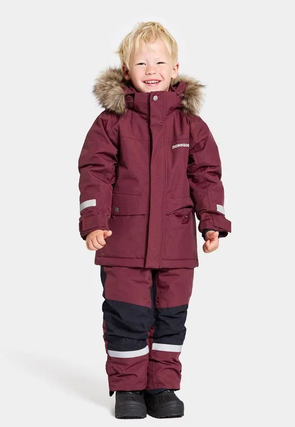 Зимнее пальто бьернен Didriksons, Dark Red
