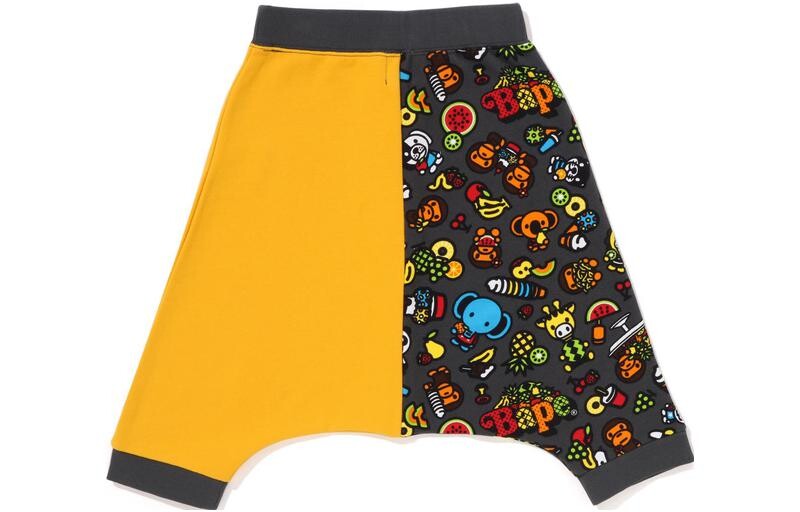 Детские трикотажные спортивные штаны A Bathing Ape, зеленый — фото 4