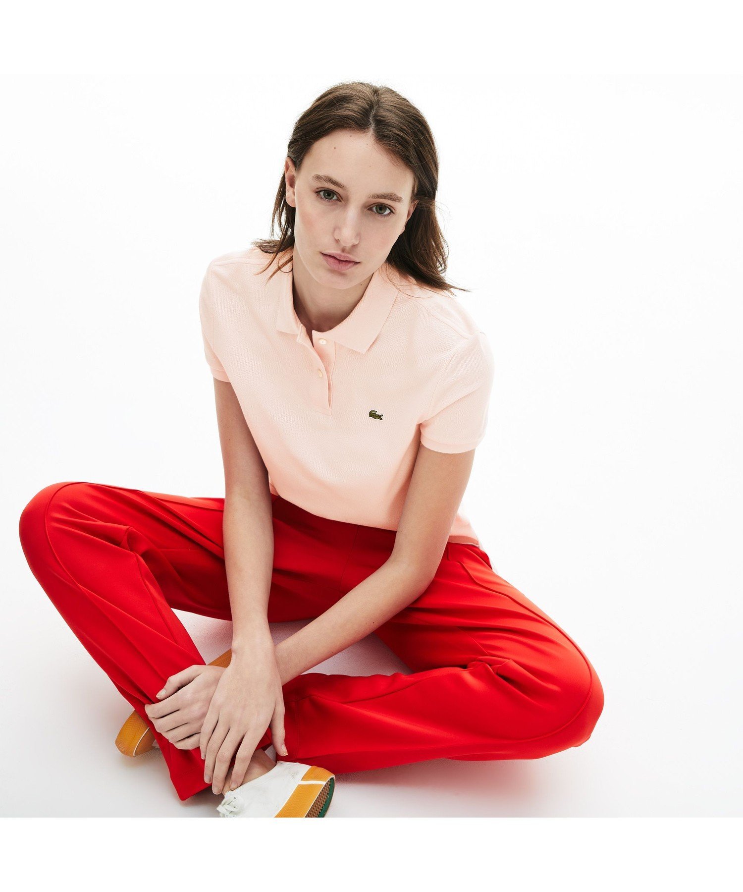 Поло-рубашка LACOSTE Baby Pink — фото 2