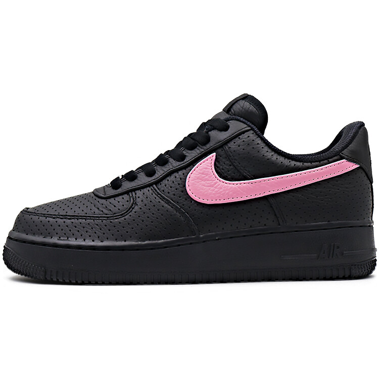 

Кроссовки Nike Air Force 1 Skateboarding Shoes Unisex Low-top Pink, черный/розовый