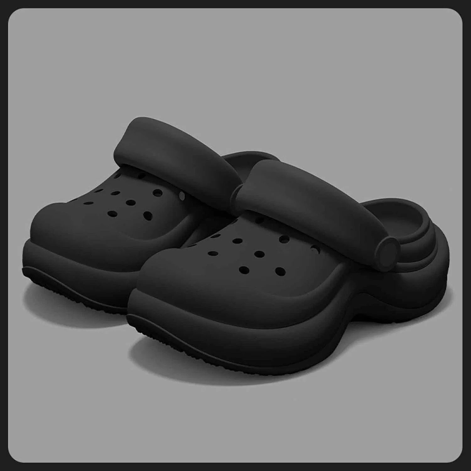 Сабо и пантолеты Für Damen Herren Garten Gartenschuhe Leicht Gartenclogs Küchenschuhe mit Rutschfester Sohle Unisex Hausschuhe Strand Schuhe Weiche Sandalen Sommer Badelatschen Hsternexy, B57 Schwarz — фото 3