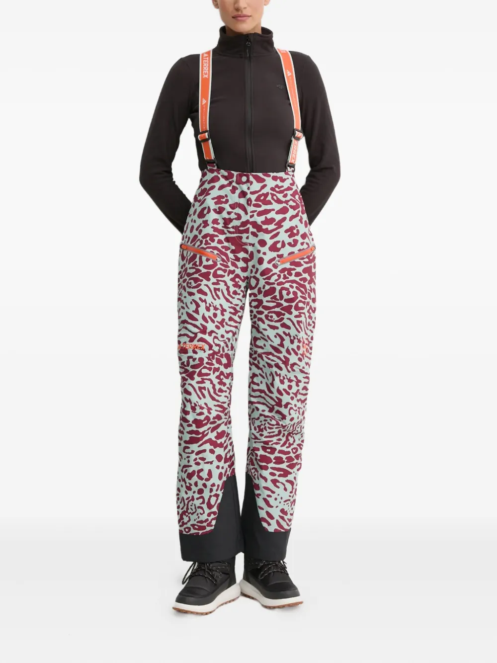 

Горнолыжные брюки X Terrex TrueNature 2L adidas by Stella McCartney, зеленый
