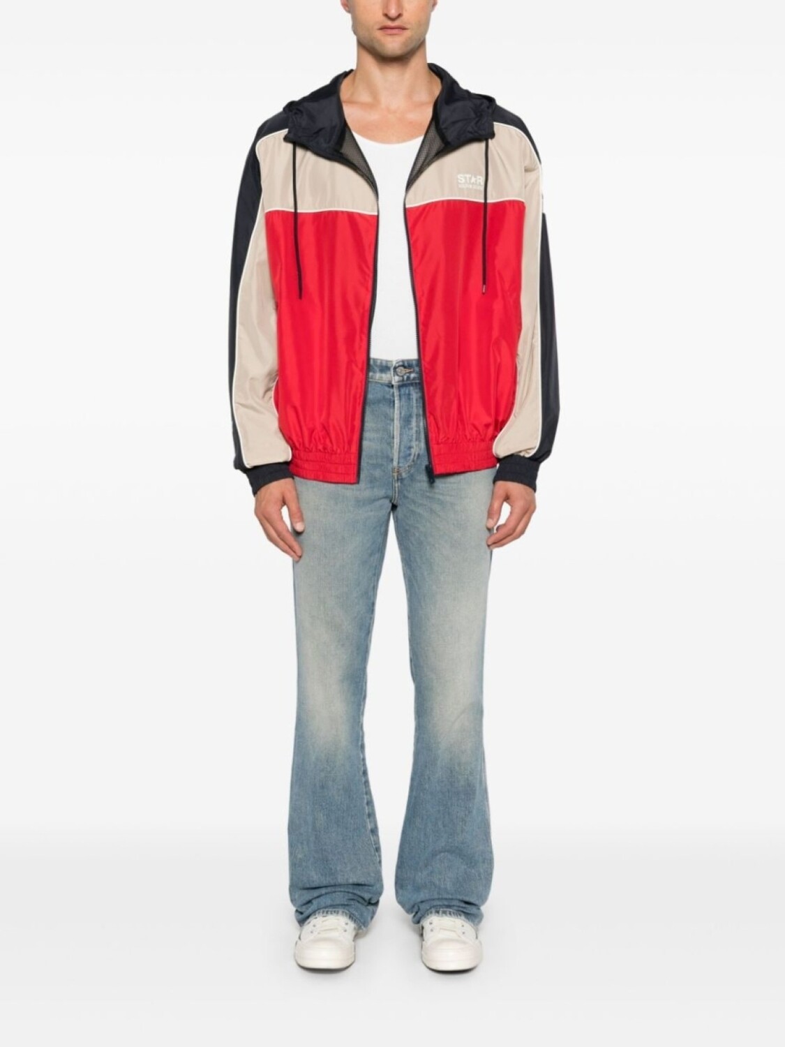 

Golden Goose ветровка с логотипом, зеленый