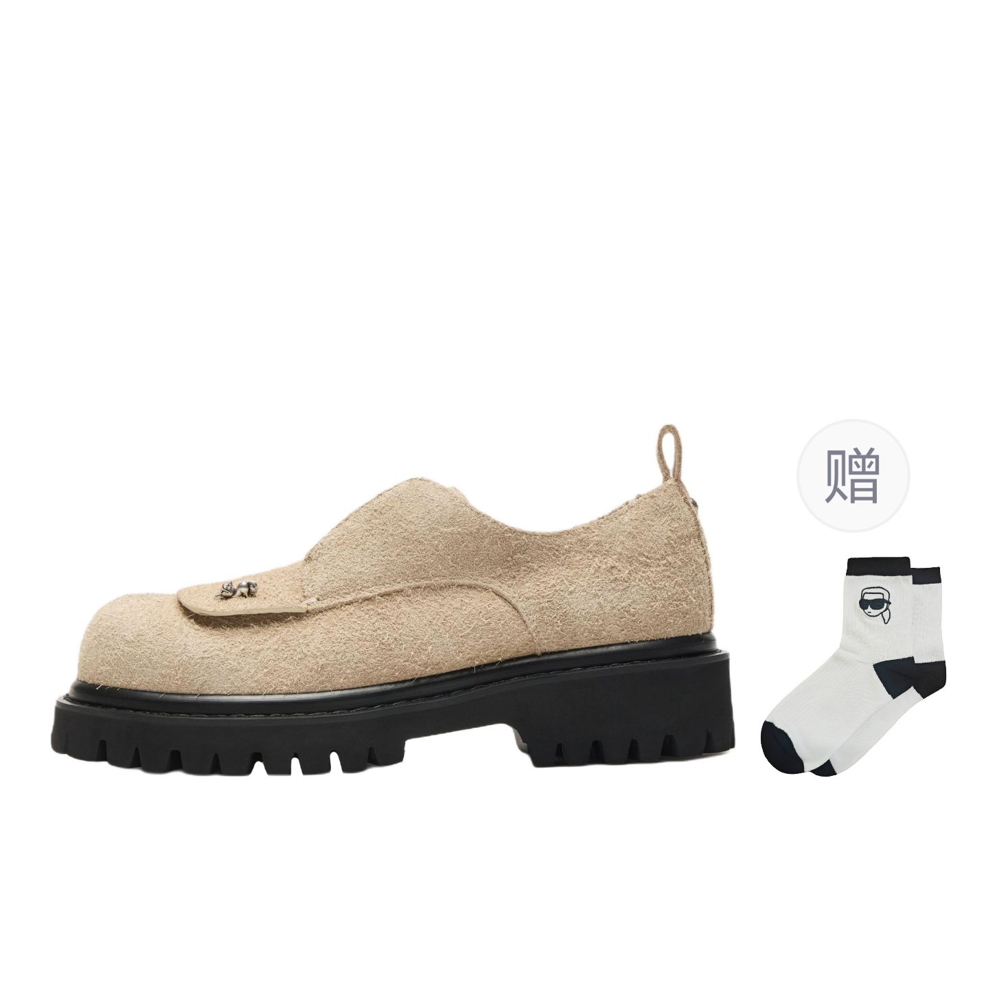 

KARL LAGERFELD / Karl Lagerfeld Jeans Кожаные повседневные туфли KARL LAGERFELD для мужчин бежевые