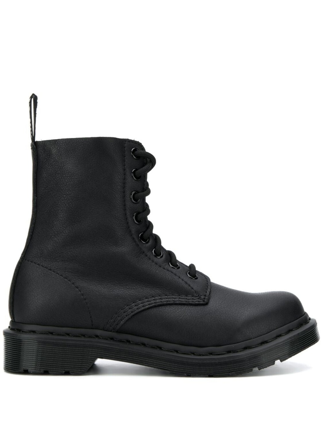 Ботинки кожаные Dr. Martens на шнуровке, черный