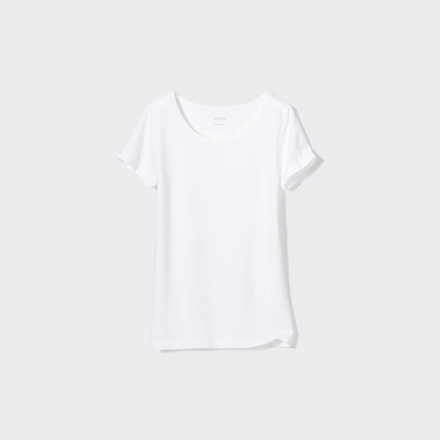 

Футболка UNIQLO Airism с U-образным вырезом, белый