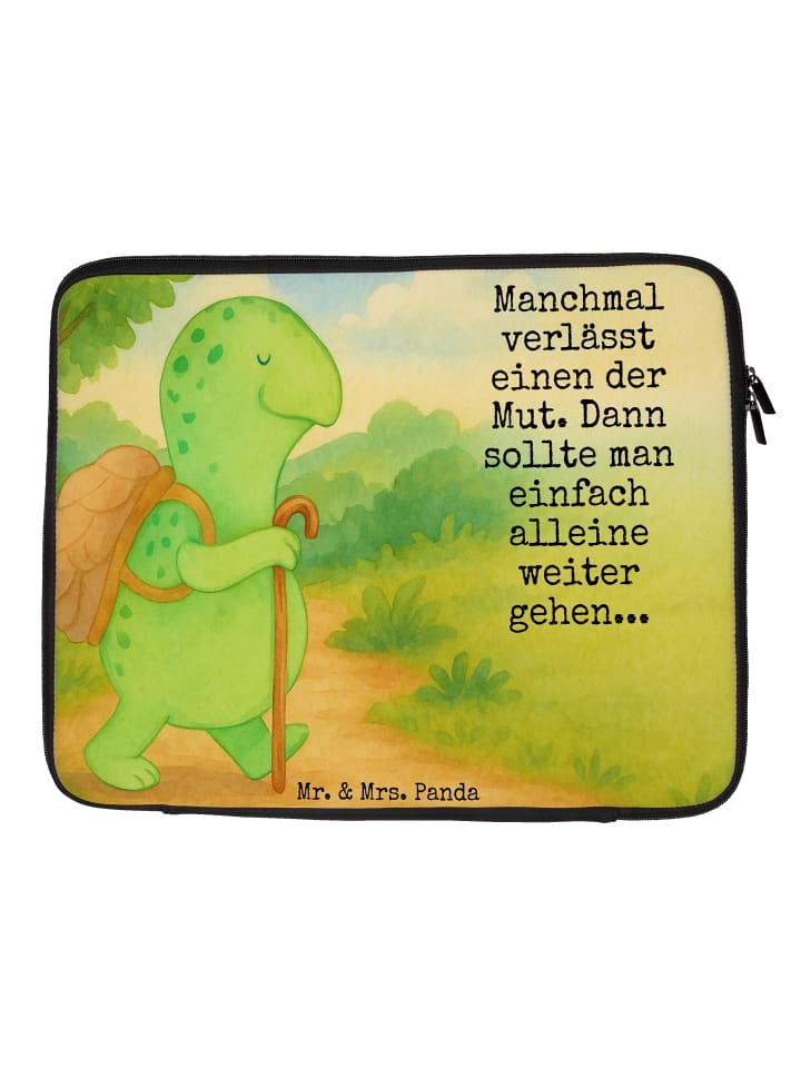 

Mr. & Mrs. Panda Сумка для ноутбука с изображением черепахи-странницы, белого цвета