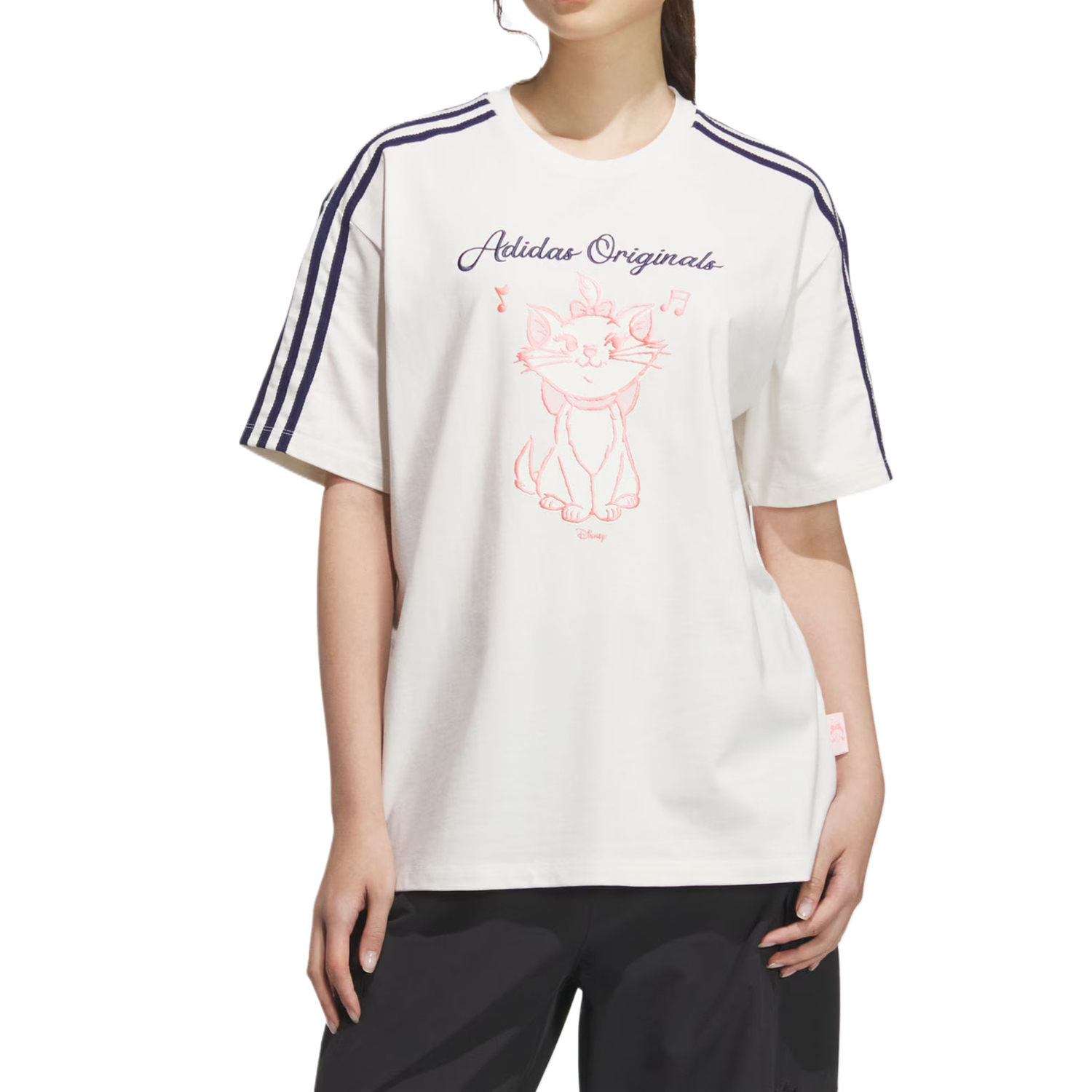 Футболка Adidas Originals Disney Oversized, белый — фото 2