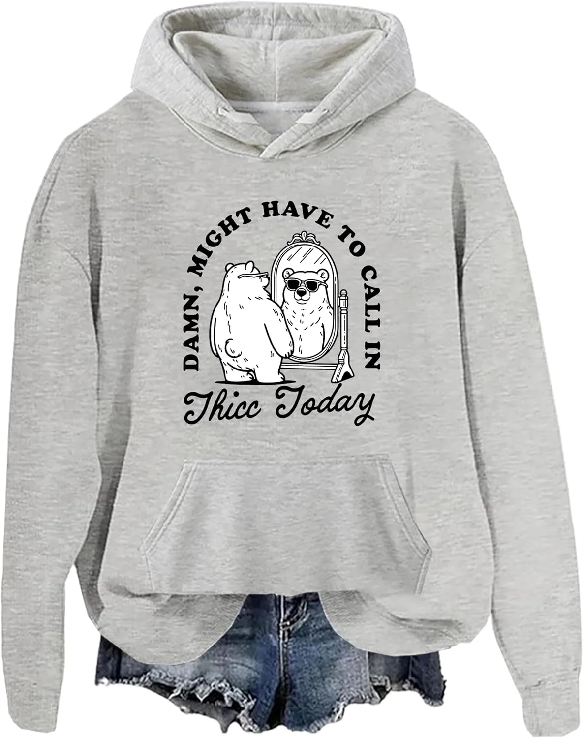 

Толстовка Might Have To Call In Thicc Today woati