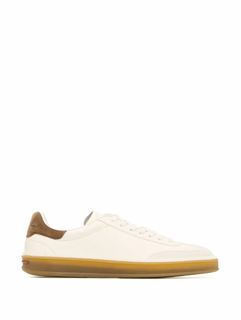 

Кожаные кеды Tennis Walk Loro Piana, белый