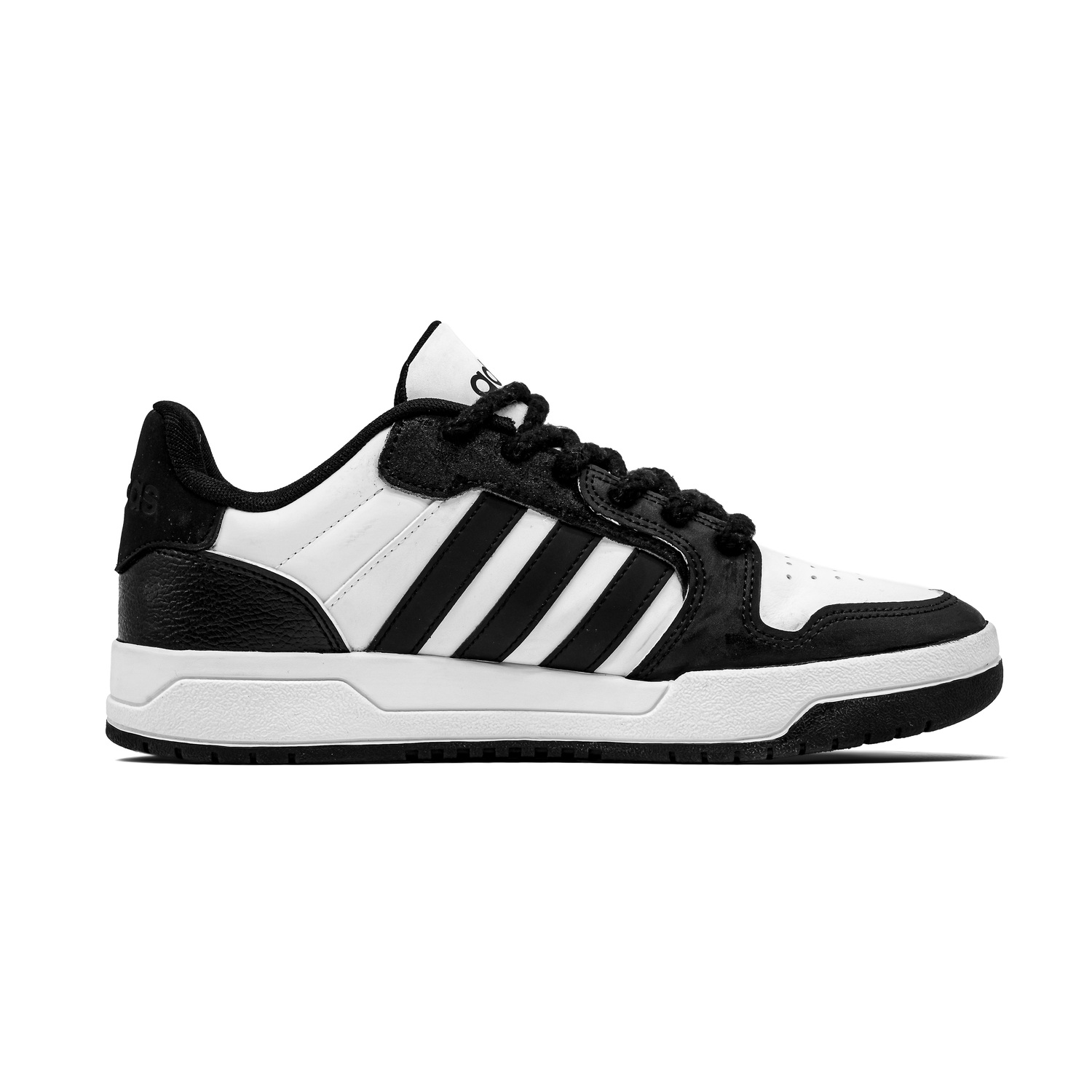 Adidas ENTRAP Playful Combat Abrasion Resistant Balance Low top Skateboard Shoes Unisex черный белый — фото 4