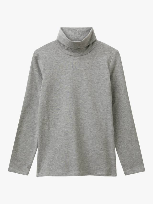 

Детская футболка с длинным рукавом из хлопковой смеси Benetton, Grey