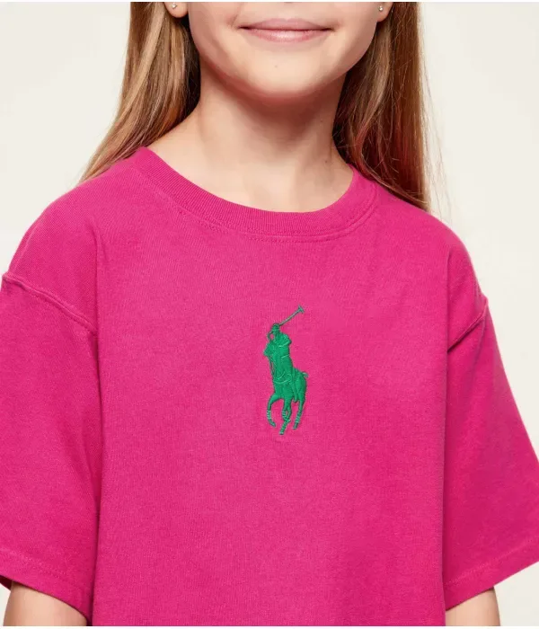 Футболка regular fit Polo Ralph Lauren, розовый — фото 4