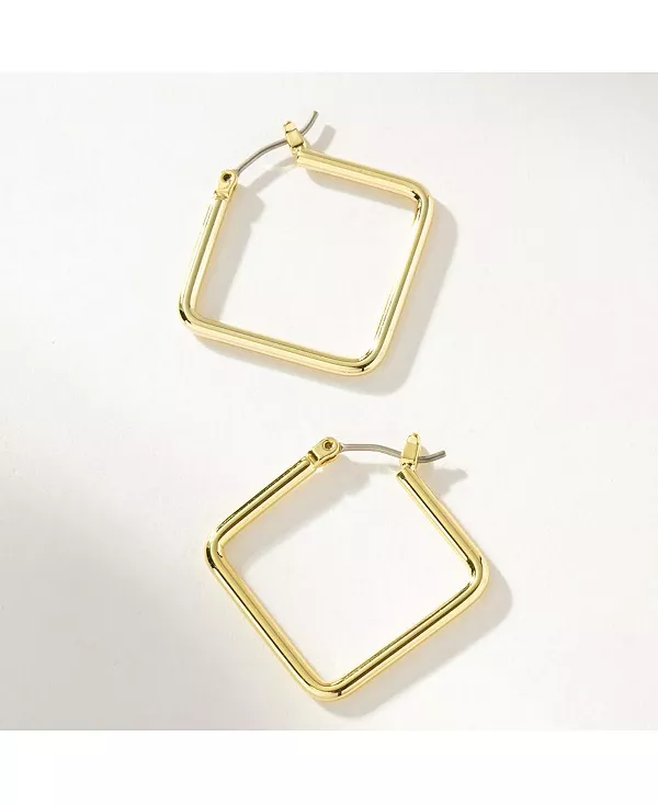 

Серьги-Кольца с позолотой 14 карат в виде девушки-босса Uncommon James, gold