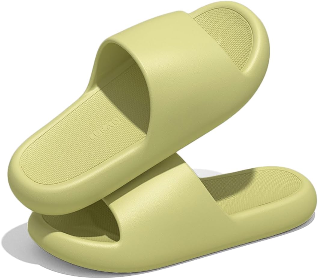 

Мужские и женские шлепанцы AUXDIQ для дома, быстросохнущие, для душа, у бассейна, пляжа и дома, светло-зеленый