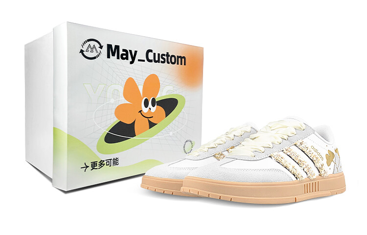 

Кроссовки adidas neo Gradas Skateboarding Shoes Unisex Low-top Gray/Yellow, белый