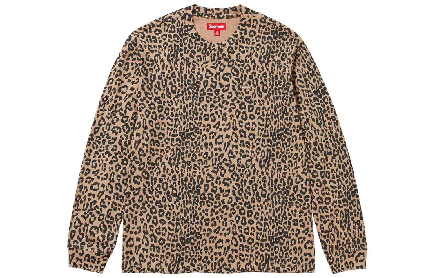 Футболка Small Box Tee FW21 Supreme, Leopard Print/Leopard