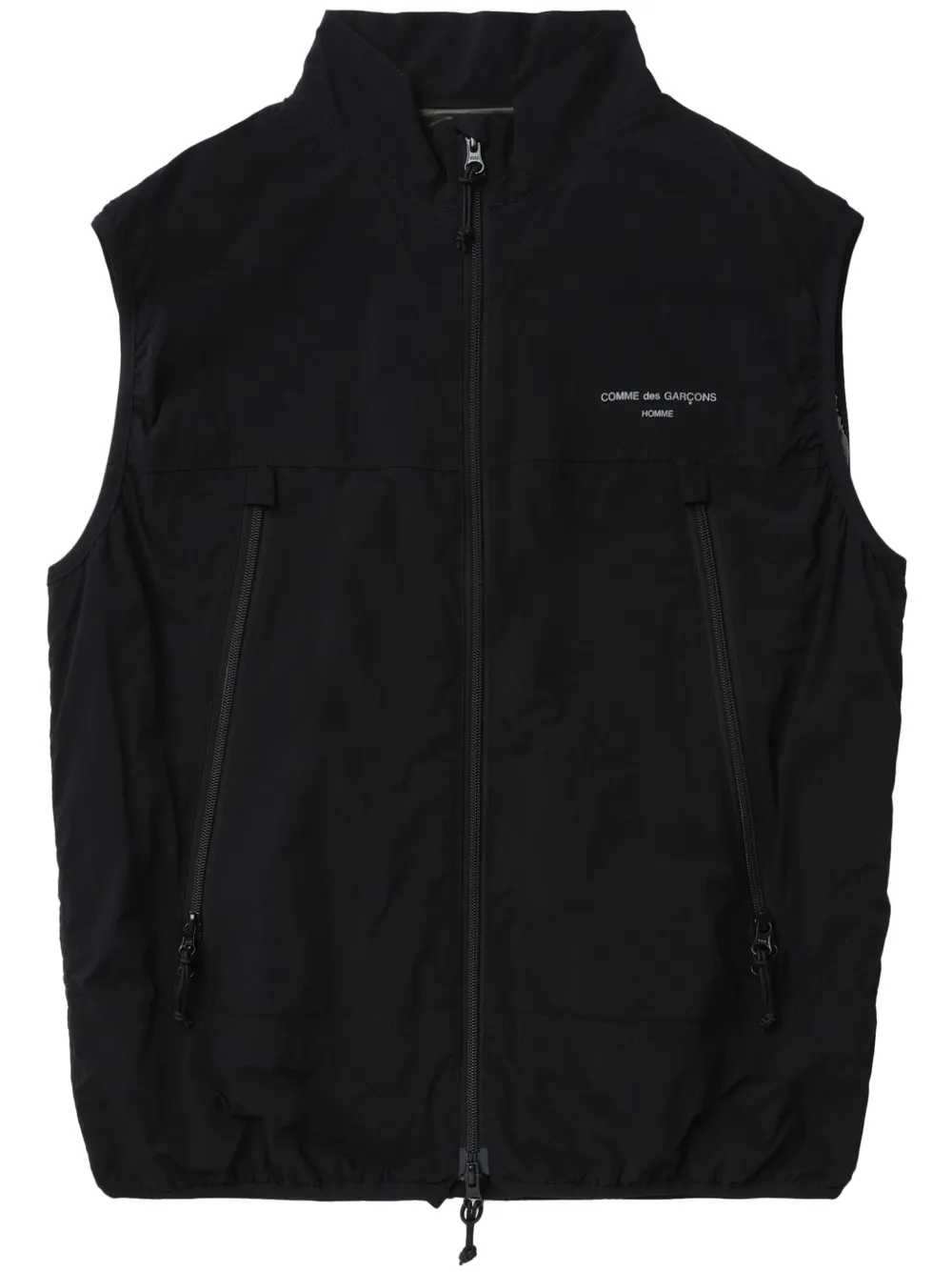 

Жилет с нашивкой-логотипом Comme des Garçons Homme, черный