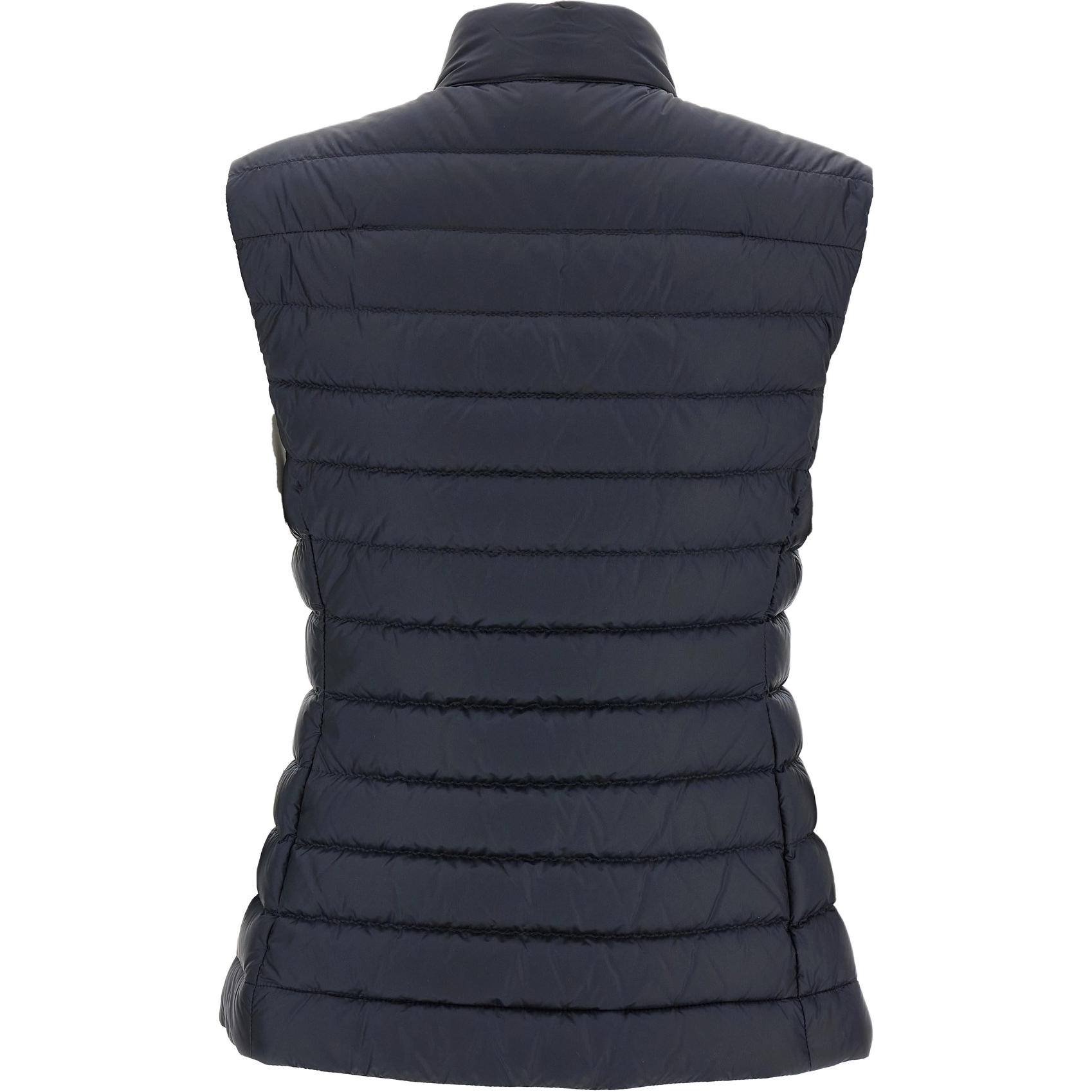 Moncler Стеганый жилет с высоким воротником, Marine Blue — фото 2